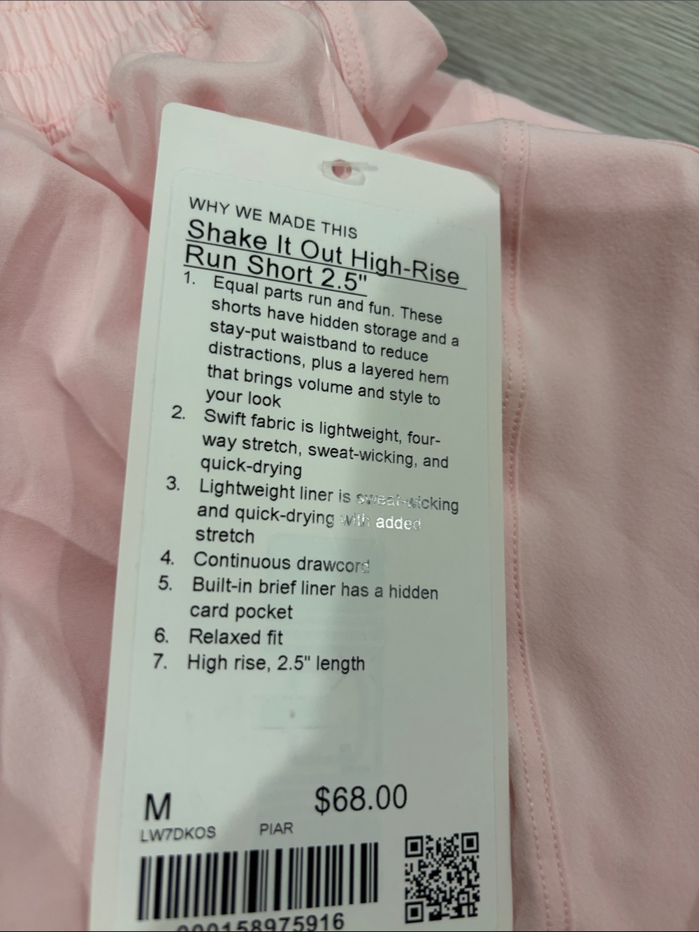 Lululemon shake it out short - Picture 7 of 9